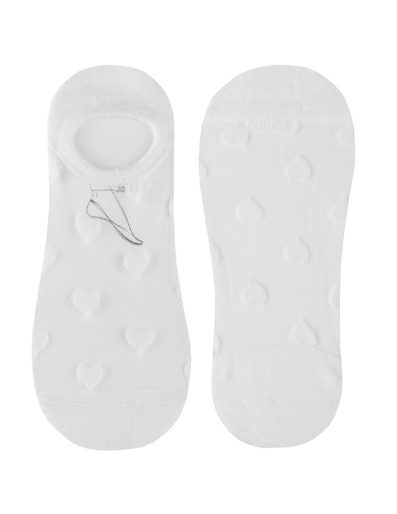 Niskie stopki - Skarpetki damskie niskie stopki transparentne w serca 12-pak WIELOKOLOROWY - produkt moraj.pl 5