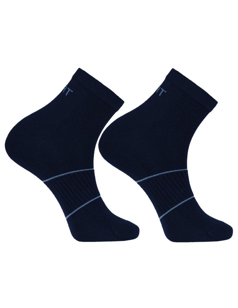 Skarpetki za kostkę - Skarpety męskie krótkie 3/4 bawełniane sportowe 12-pak WIELOKOLOROWY  - produkt moraj.pl 2