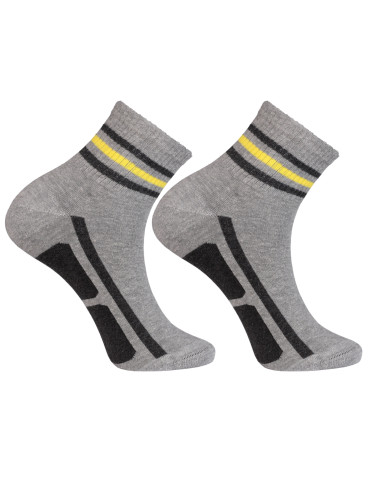 Skarpetki za kostkę - Skarpety za kostkę bawełniane męskie 3-pak WIELOKOLOROWY - produkt 3