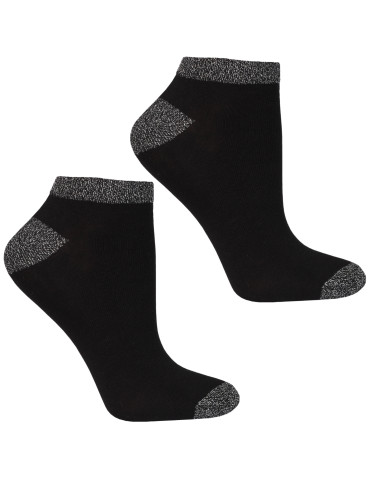 Skarpetki stopki damskie z błyszczącym wykończeniem 3-pak - produkt 2