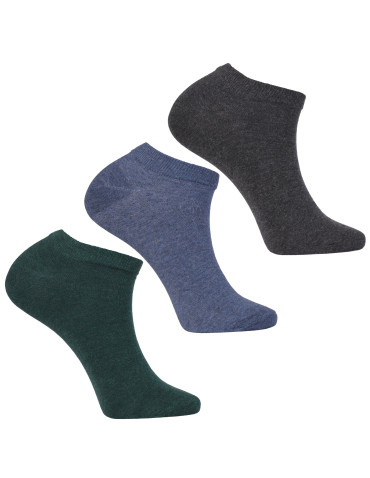 Skarpetki męskie stopki bawełniane klasyczne 3-pak