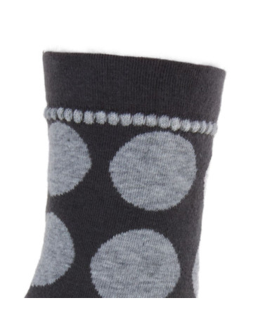 Damskie skarpety długie bawełniane wzór w grochy 3-pak  - produkt 2