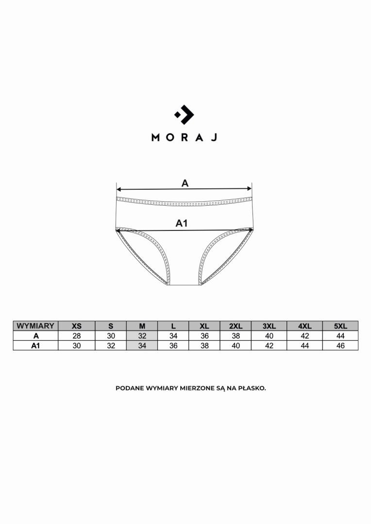 Figi damskie bikini z wiskozy bambusowej 3-pak