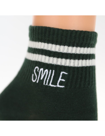 Skarpety damskie krótkie 3/4 szeroki ściągacz smile 3-pak - produkt 2