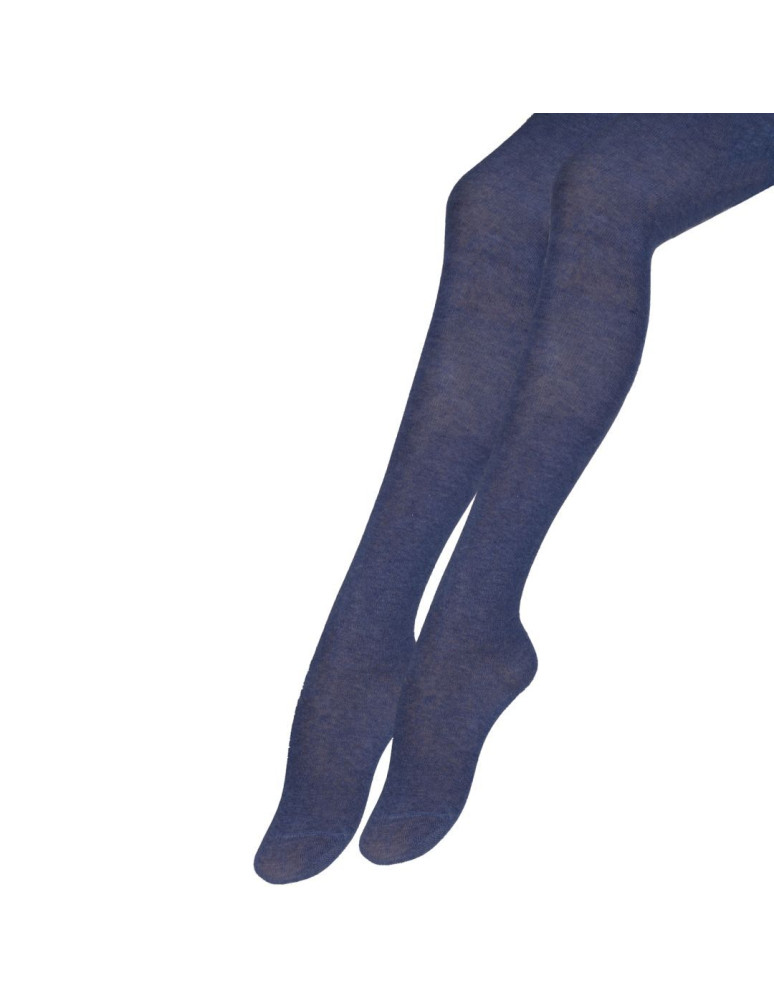 Rajstopy - Rajtopy dziecięce bawełniane bez wzoru CIEMNY NIEBIESKI - produkt moraj.pl 1