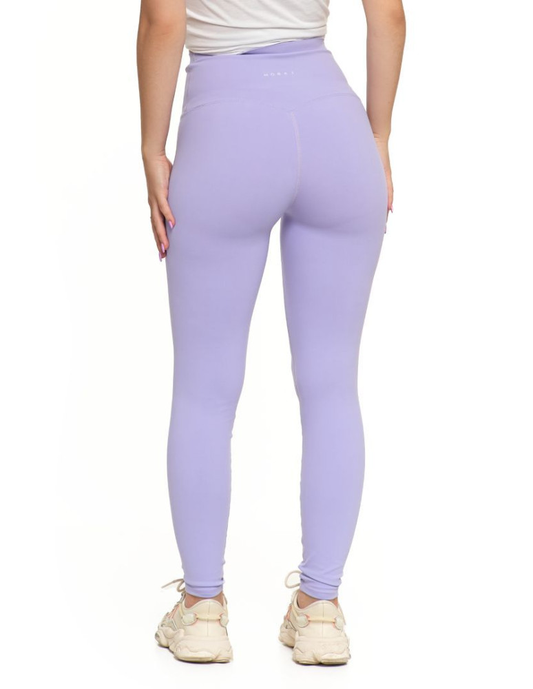 Legginsy damskie - Legginsy damskie sportowe funkcyjne z wysokim stanem FIOLETOWY  - produkt moraj.pl 5