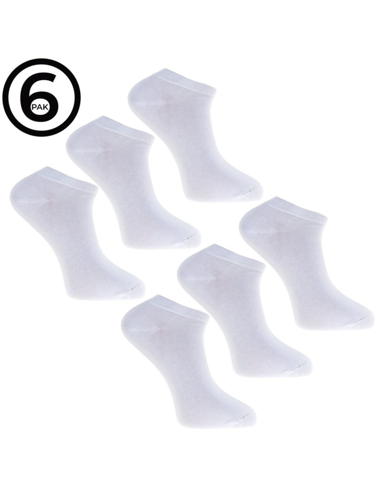 Stopki - Białe skarpety stopki męskie 6-pak BIAŁY - produkt moraj.pl 3