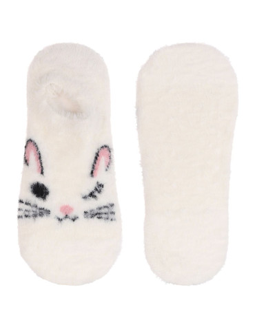 Niskie stopki - Ciepłe skarpetki niskie stopki damskie ze zwierzątkami 3-pak WIELOKOLOROWY - produkt 4