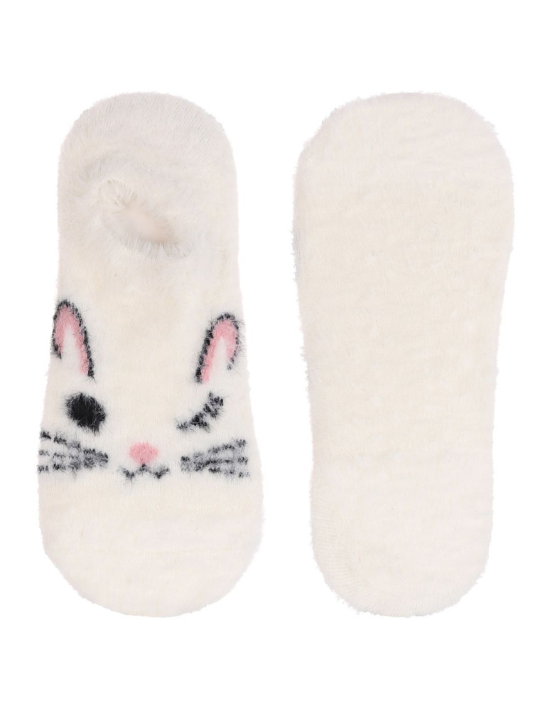 Niskie stopki - Ciepłe skarpetki niskie stopki damskie ze zwierzątkami 3-pak WIELOKOLOROWY - produkt moraj.pl 4