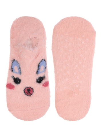 Niskie stopki - Ciepłe skarpetki niskie stopki damskie ze zwierzątkami 3-pak WIELOKOLOROWY - produkt 5