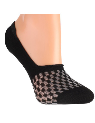 Niskie stopki - Skarpetki niskie stopki damskie z siateczką w kratkę 12-pak WIELOKOLOROWY - produkt 3
