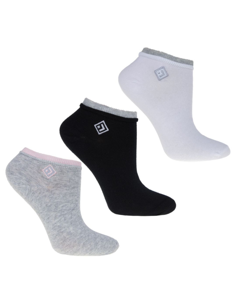 Stopki damskie - Bawełniane damskie skarpetki stopki 12-pak WIELOKOLOROWY  - produkt moraj.pl 2