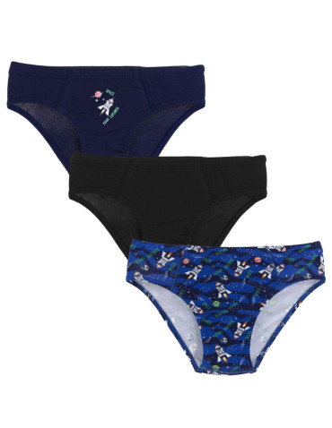 Majtki slipy chłopięce bawełniane 3-pak