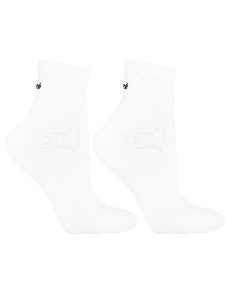 Skarpetki za kostkę - Skarpetki krótkie damskie 3/4 prążkowane z z haftem 3-pak WIELOKOLOROWY - produkt moraj.pl 4