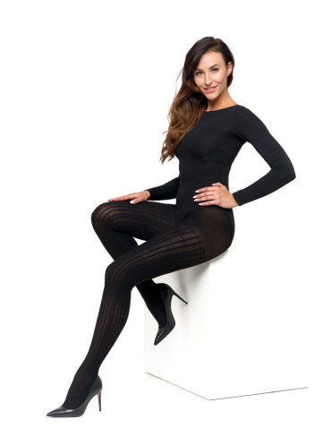 Bawełniane rajstopy damskie czarne 90 DEN - produkt 2