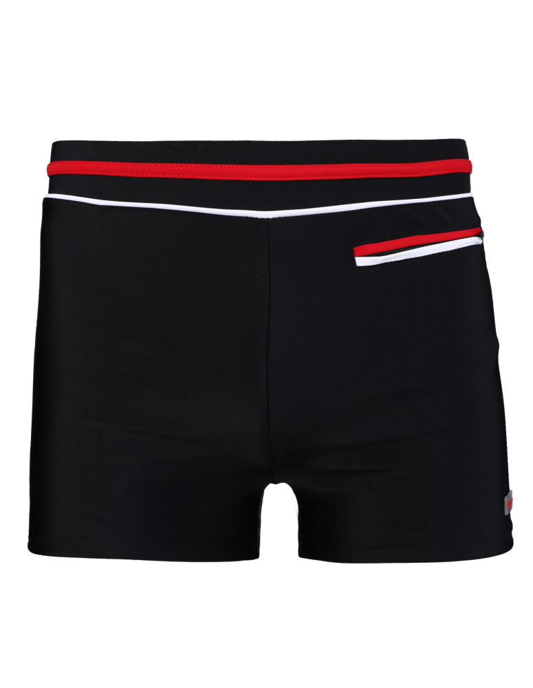 Kąpielówki męskie - Kąpielówki męskie bokserki kąpielowe z kieszonką CZARNY - produkt moraj.pl 1