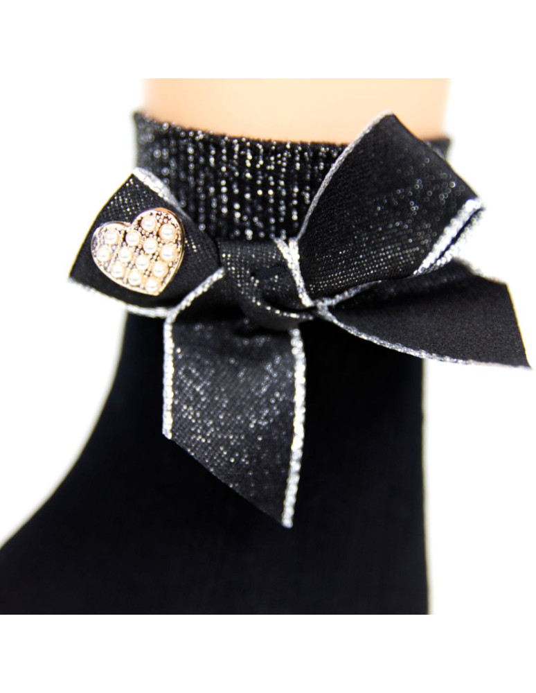 Skarpetki długie - Skarpetki damskie długie z ozdobną kokardką 3-pak WIELOKOLOROWY  - produkt moraj.pl 2