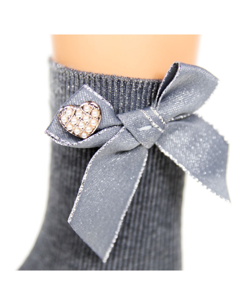 Skarpetki długie - Skarpetki damskie długie z ozdobną kokardką 3-pak WIELOKOLOROWY  - produkt moraj.pl 4