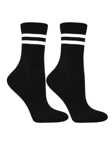 Skarpetki damskie długie bawełniane mix wzorów 3-pak - produkt 2