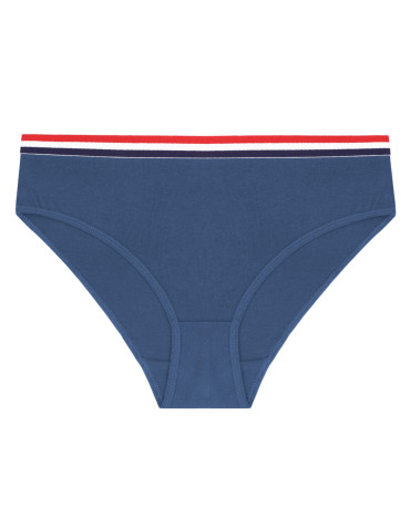 KOBIETA - Majtki figi damskie klasyczne bawełniane w paski 12-pak WIELOKOLOROWY - produkt 4