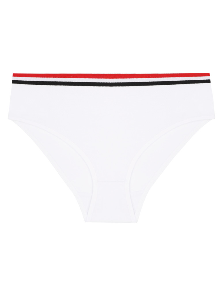 KOBIETA - Majtki figi damskie klasyczne bawełniane w paski 12-pak WIELOKOLOROWY - produkt moraj.pl 6