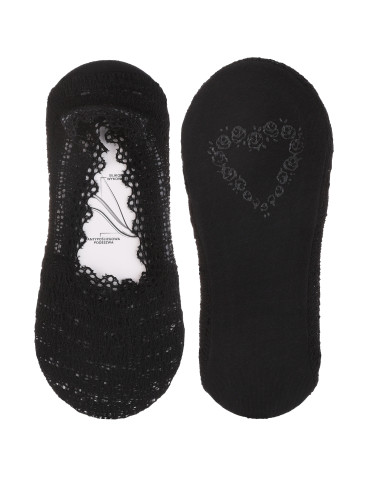 Niskie stopki - Skarpetki koronkowe damskie niskie stopki 3-pak WIELOKOLOROWY - produkt 3