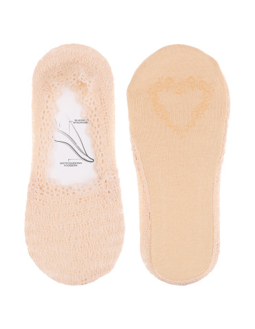 Niskie stopki - Skarpetki koronkowe damskie niskie stopki 3-pak WIELOKOLOROWY - produkt 5