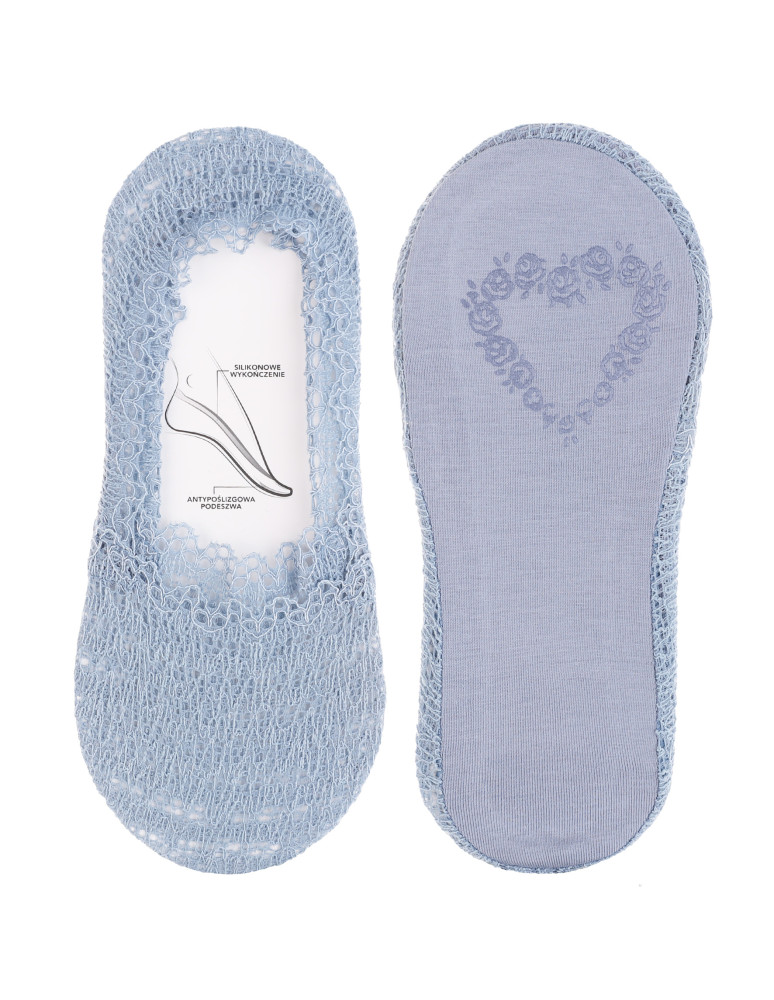 Niskie stopki - Skarpetki koronkowe damskie niskie stopki 3-pak WIELOKOLOROWY  - produkt moraj.pl 7