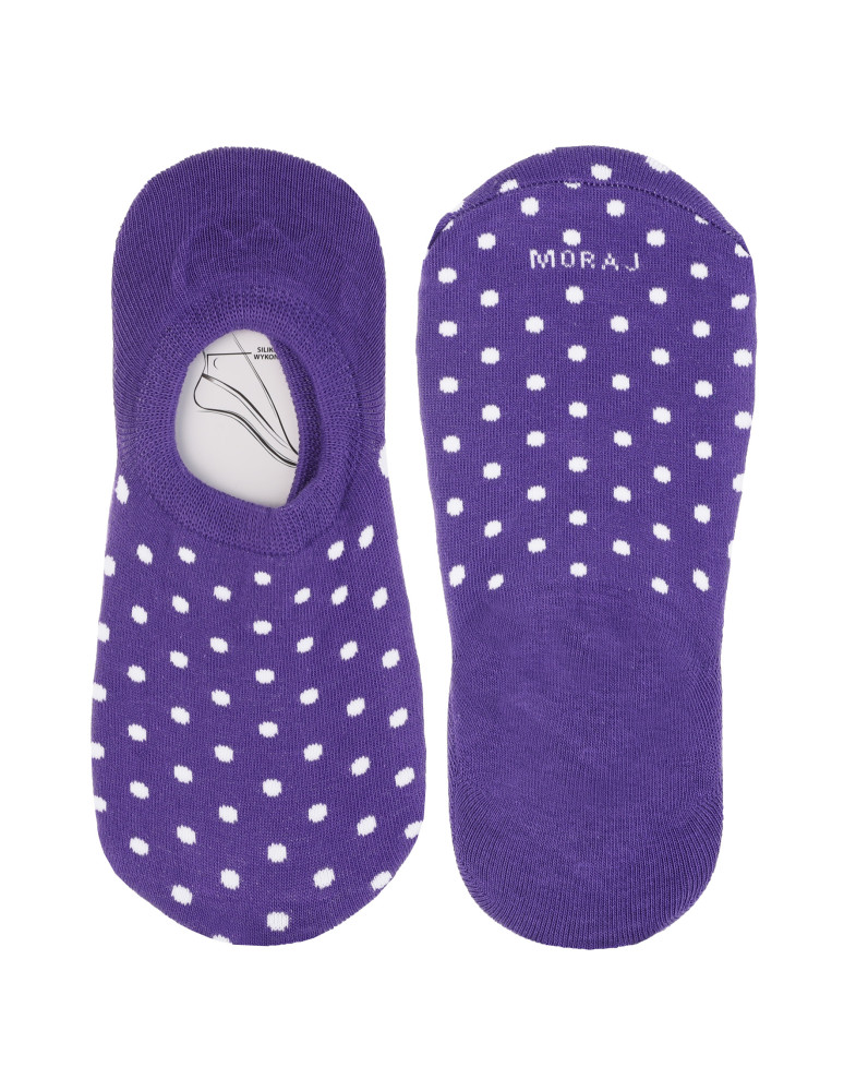 Niskie stopki - Skarpetki niskie stopki damskie kolorowe mix wzorów 3-pak WIELOKOLOROWY  - produkt moraj.pl 2