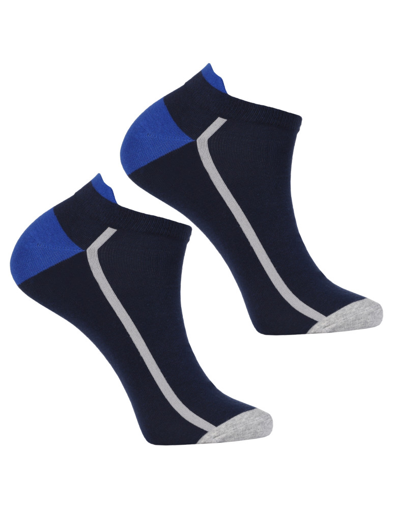 Stopki - Stopki męskie bawełniane z poziomymi paskami 3-pak WIELOKOLOROWY - produkt moraj.pl 3