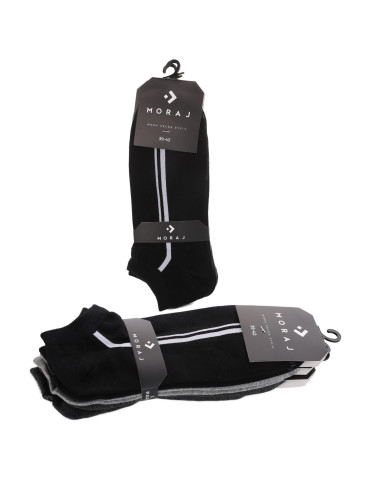 Skarpetki stopki męskie bawełniane w poziome paski 12-pak  - produkt 2