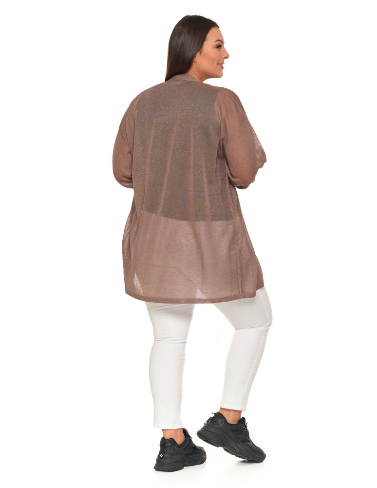 Swetry i kardigany - Cienki sweter damski wiskozowy kardigan MOKKA - produkt moraj.pl 5