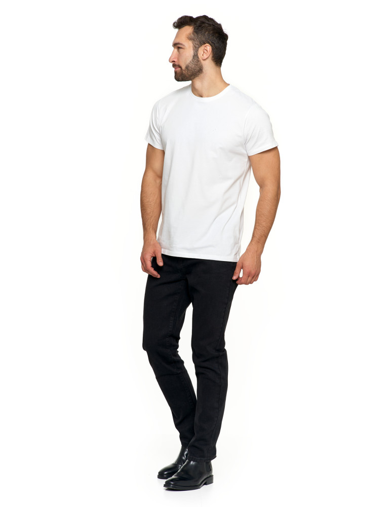 Koszulki i Tank Topy - Koszulka męska t-shirt z bawełny czesanej PREMIUM LINE BIAŁY - produkt moraj.pl 7