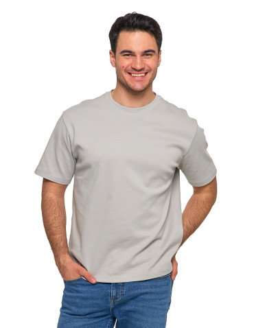 T-shirt męski oversize bawełna Premium koszulka bez wzoru