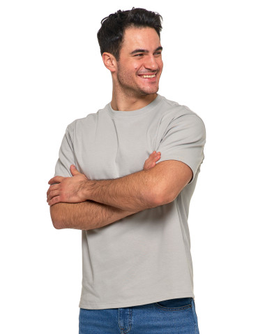 T-shirt męski oversize bawełna Premium koszulka bez wzoru - produkt 2