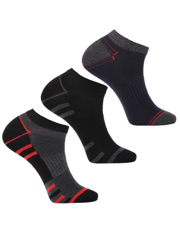 Skarpetki stopki męskie bawełniane ze ściągaczem 3-pak