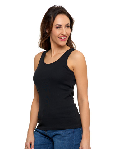 Koszulka damska na ramiączkach Tank-Top bawełniana Plus Size