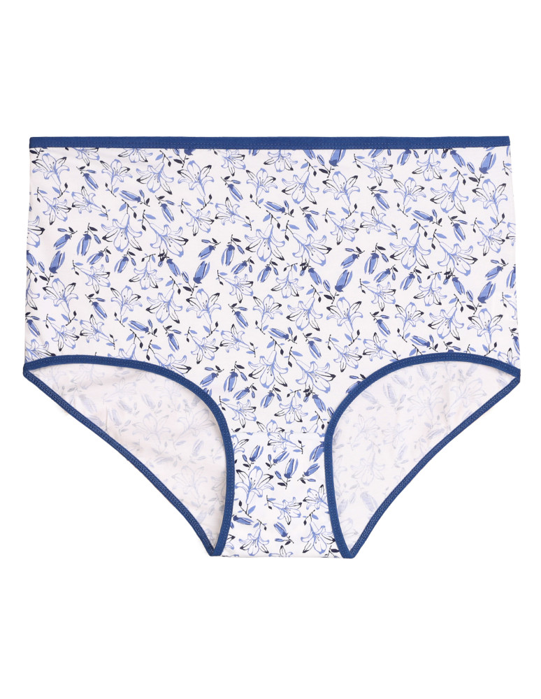 Majtki figi - Figi damskie majtki maxi bikini plus size 3-pak WIELOKOLOROWY  - produkt moraj.pl 3