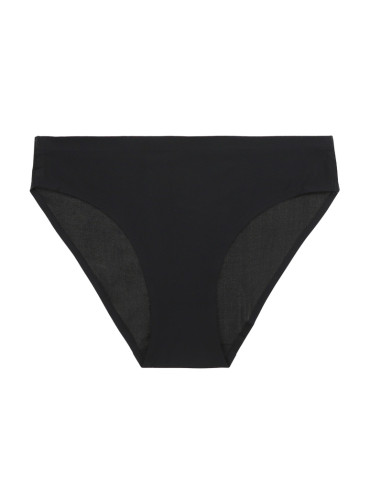 Majtki figi - Majtki laserowo cięte bezszwowe figi mini bikini CZARNY - produkt 1