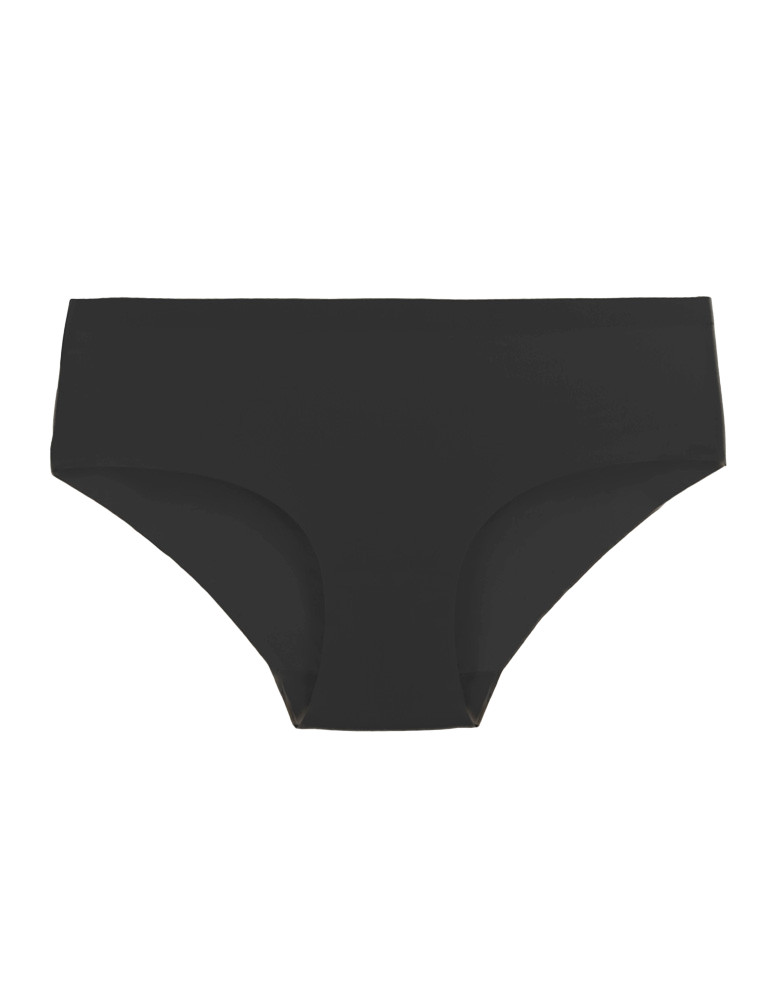 Majtki bezszwowe - Majtki szorty damskie laserowo cięte bezszwowe CZARNY  - produkt moraj.pl 2