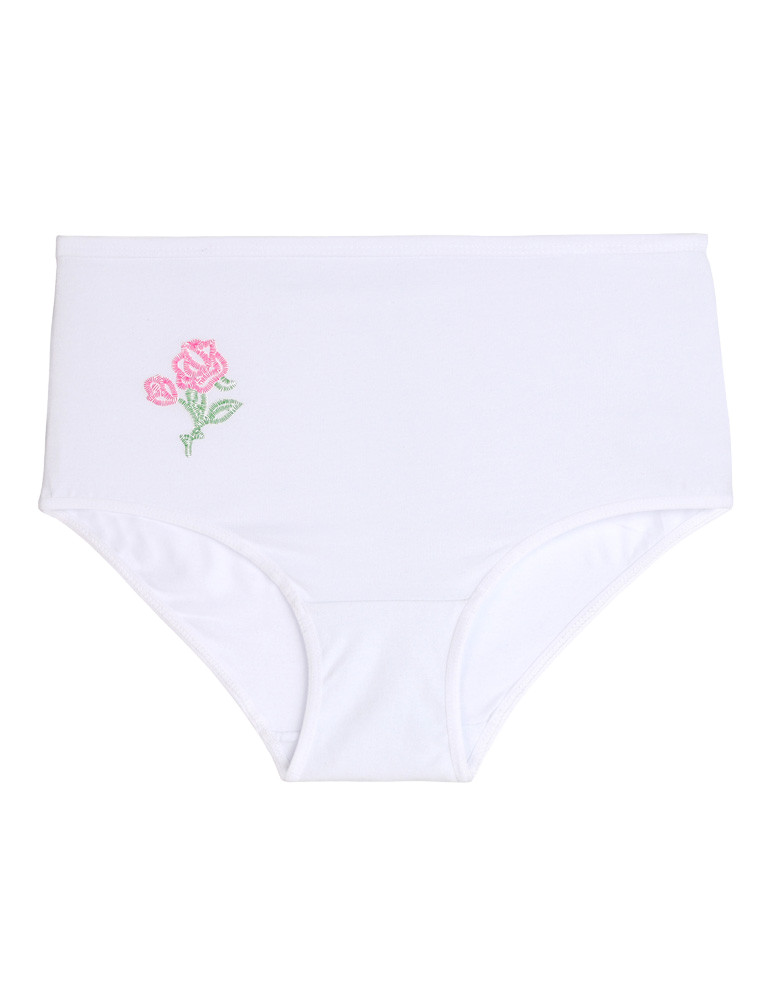 Majtki figi - Majtki figi damskie z wysokim stanem Plus Size 3-pak BIAŁY  - produkt moraj.pl 2