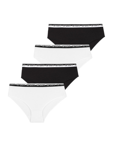 Majtki bawełniane szorty damskie z gumką sport 4-pak