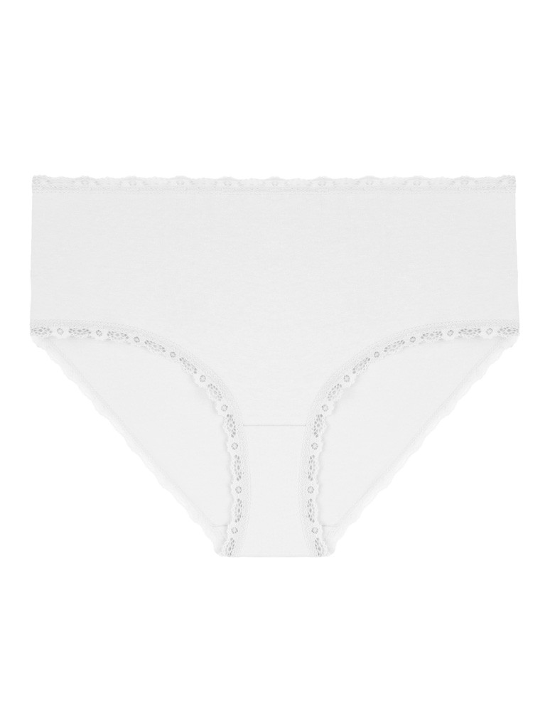 Majtki figi - Majtki damskie figi z wysokim stanem Plus Size 3-pak WZÓR  - produkt moraj.pl 4