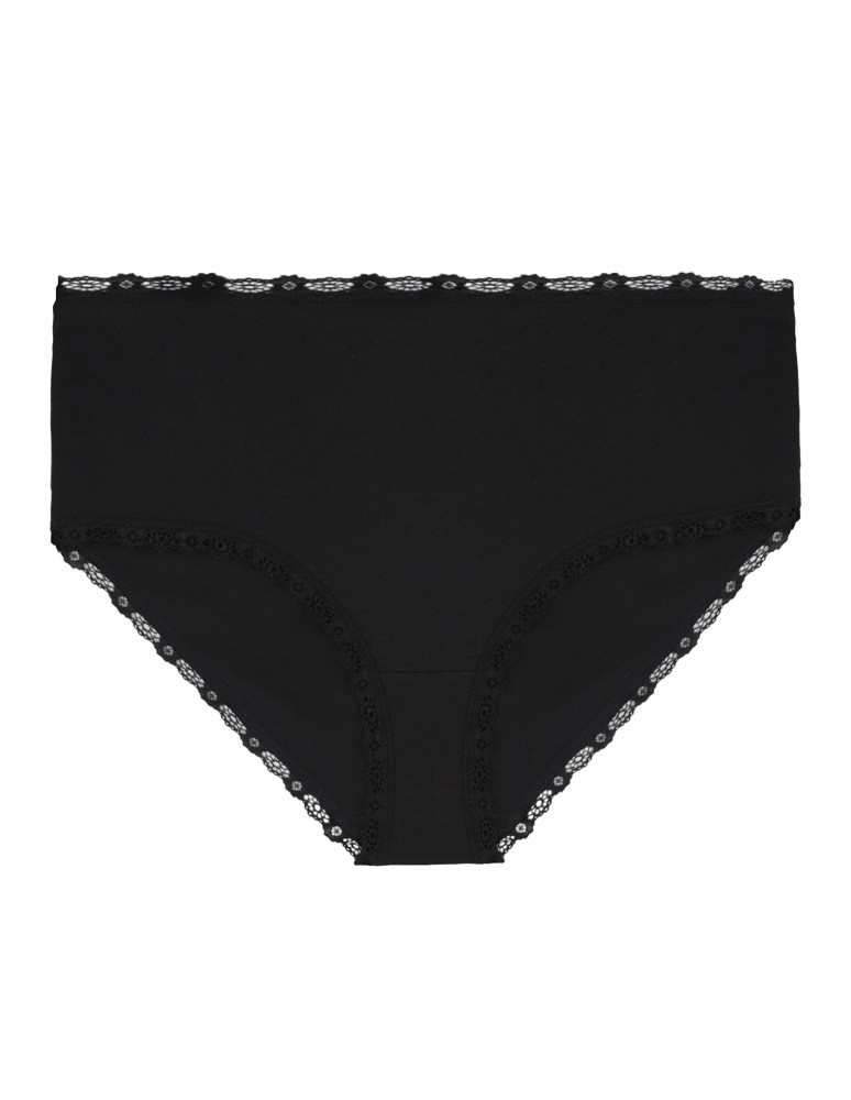 Majtki figi - Majtki damskie figi z wysokim stanem Plus Size 3-pak WZÓR  - produkt moraj.pl 5