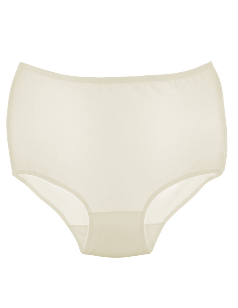 Majtki figi - Figi damskie majtki z wysokim stanem bawełniane 3-pak WIELOKOLOROWY  - produkt moraj.pl 2