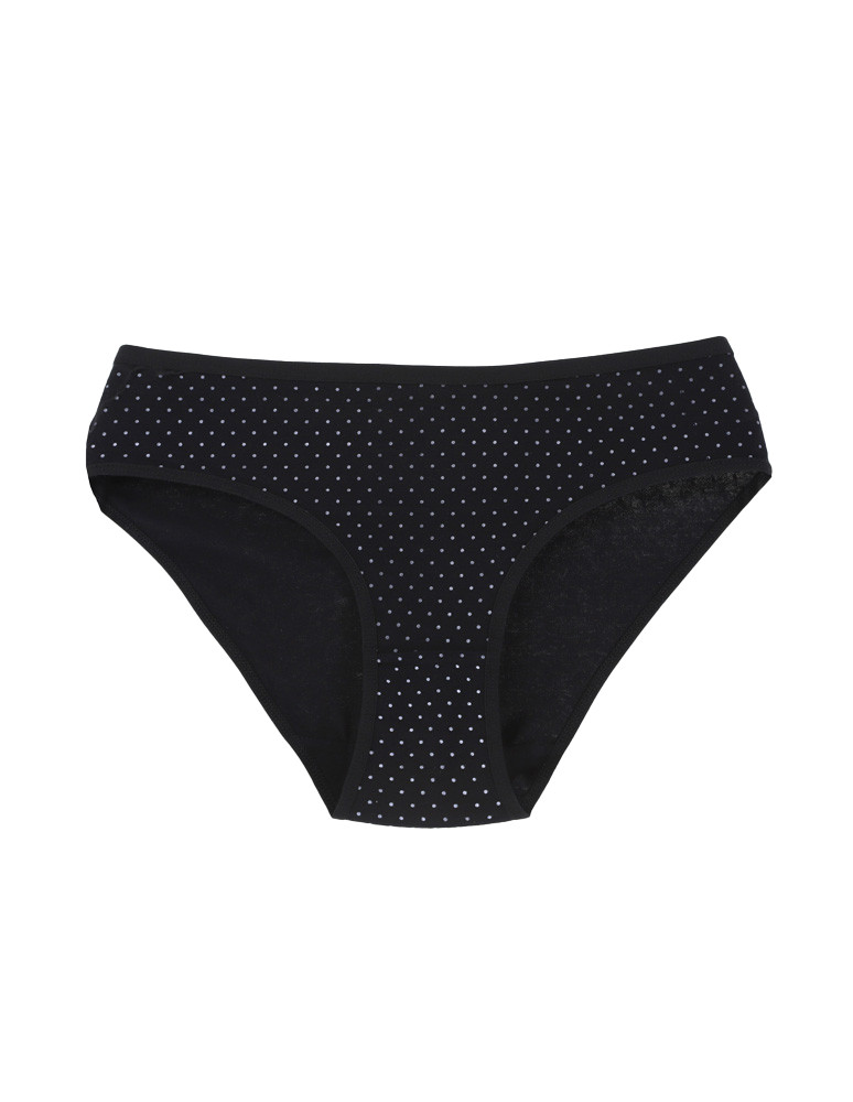 Majtki figi - Majtki figi damskie bawełniane w kropki 4-pak WIELOKOLOROWY  - produkt moraj.pl 2