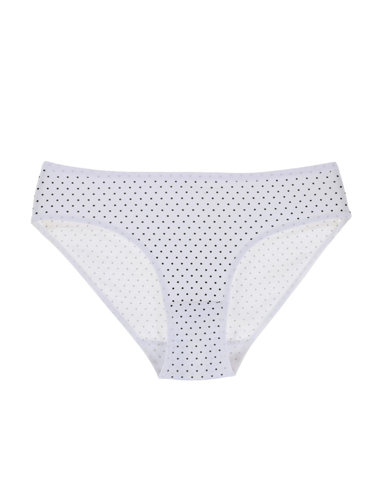 Majtki figi - Majtki figi damskie bawełniane w kropki 4-pak WIELOKOLOROWY  - produkt moraj.pl 5