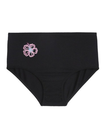 Majtki figi - Majtki figi damskie z wysokim stanem Plus Size 3-pak CZARNY - produkt 5