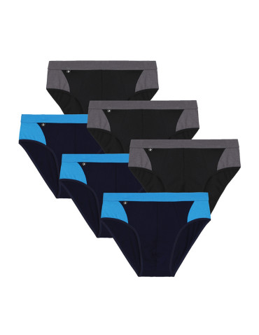 Majtki slipy męskie klasyczne bawełniane 6-pak