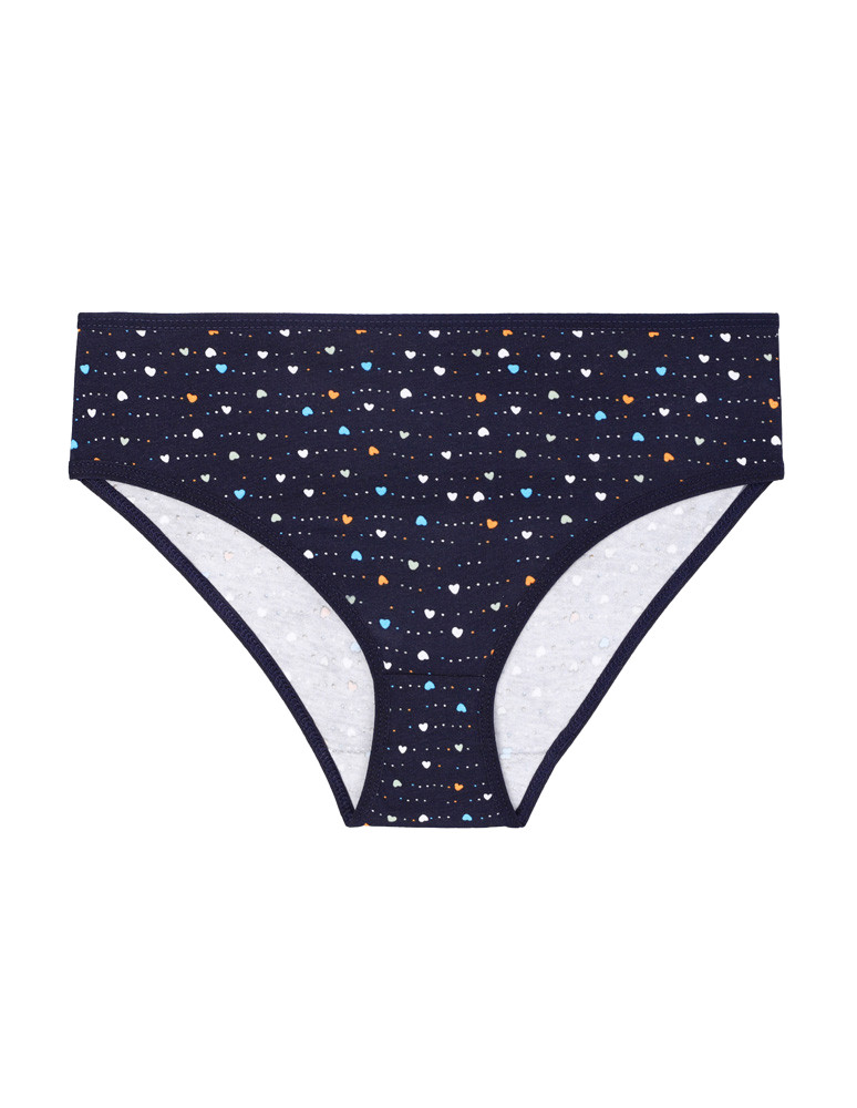 Majtki figi - Majtki damskie figi bikini bawełniane gładkie 6-pak WIELOKOLOROWY  - produkt moraj.pl 3